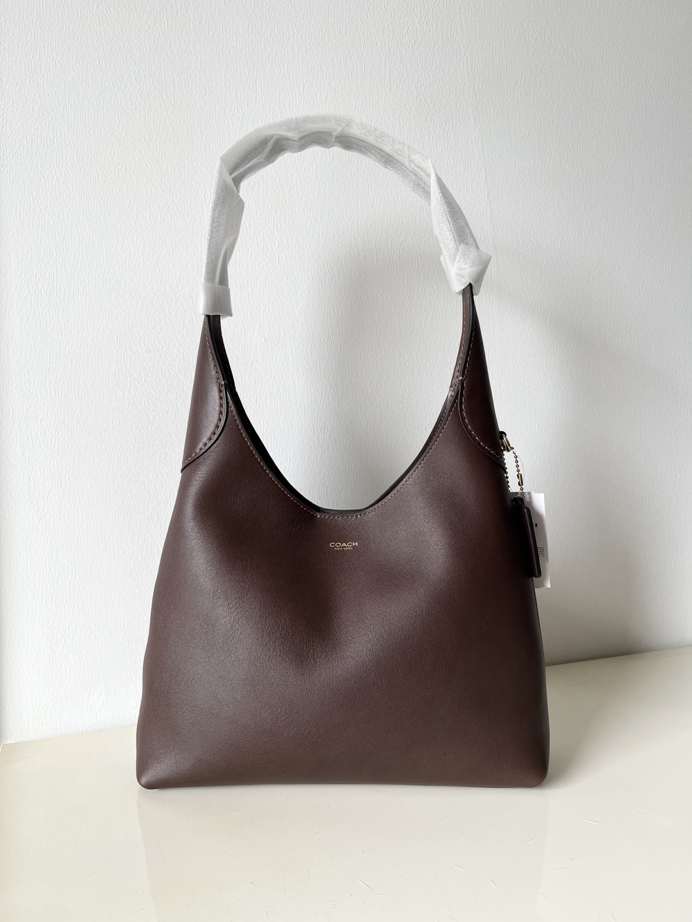 COACH Maple Leather Shoulder Bag